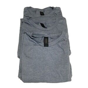 Gildan Softstyle Lot Of 3 Large T-Shirt Heather Indigo